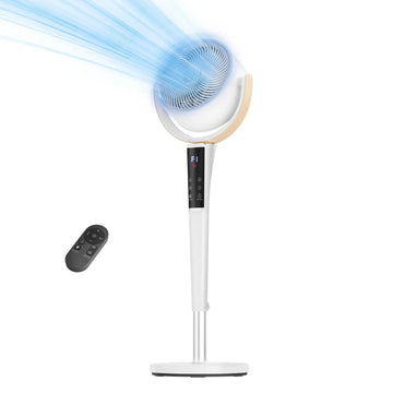 Quiet Pedestal Fan – 20dB DC Standing Fan with Remote, 15 Speeds & 120° Oscillation