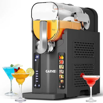 GARVEE Slushie Machine – 6 Presets, No Ice Needed, 70oz Frozen Drink Maker with LED Display